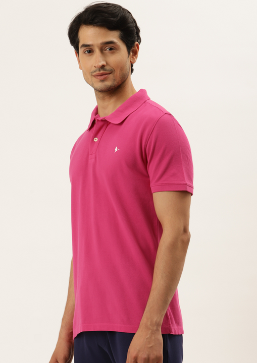 Premium Cotton Striped Half Sleeve Polo