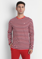 Premium Cotton Striped Full Sleeve Crew Neck T-Shirts