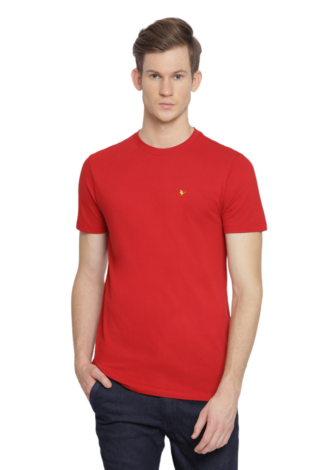 MENS PREMIUM COTTON HALF SLEEVE CREW NECK T-SHIRTS
