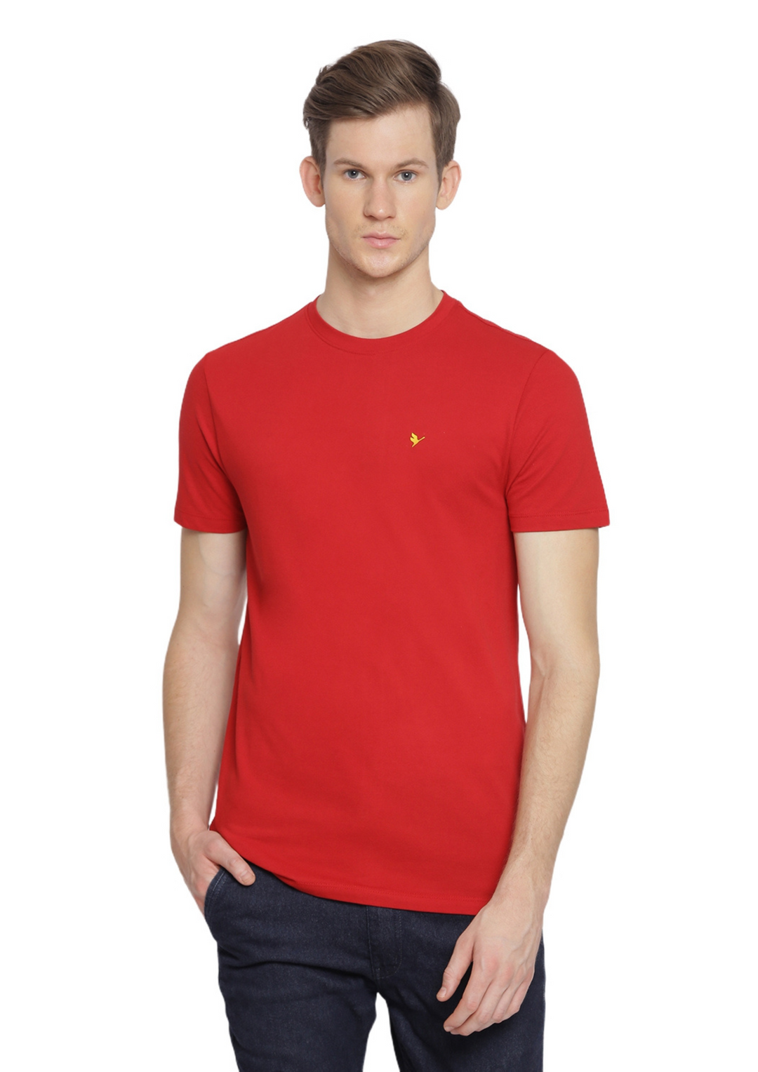 MENS PREMIUM COTTON HALF SLEEVE CREW NECK T-SHIRTS