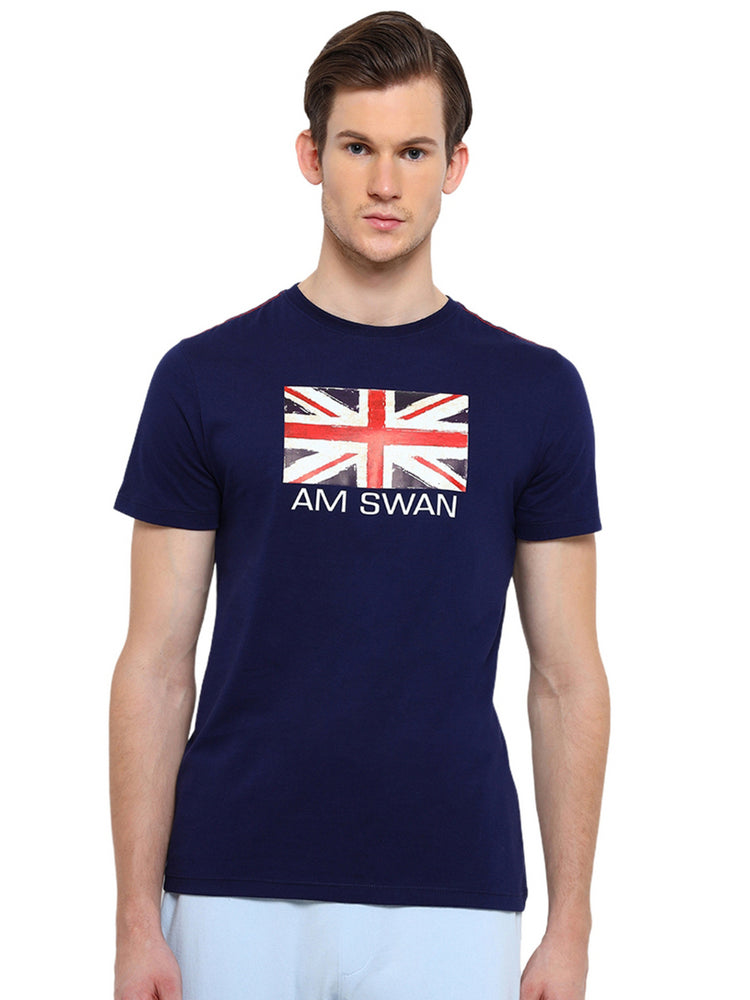 MENS PREMIUM COTTON PRINTED HALF SLEEVE CREW NECK T-SHIRTS