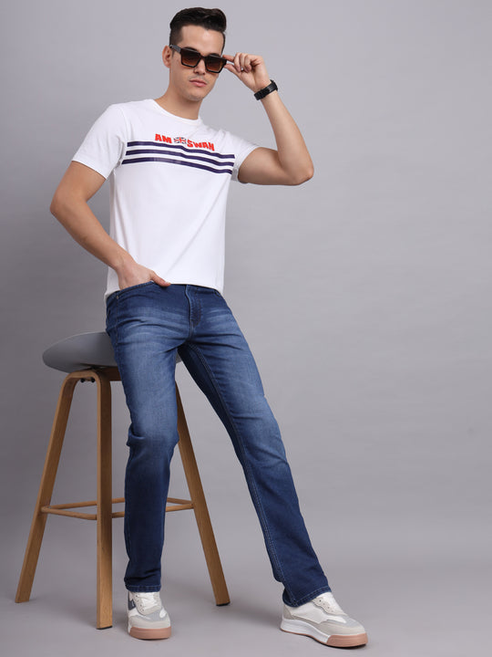 Amswan Premium Basic Blue Men'S Denim
