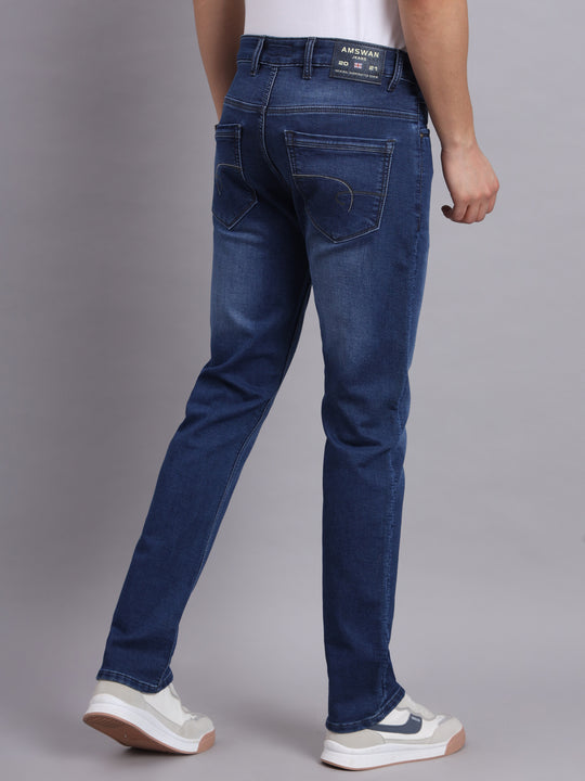 Amswan Premium Basic Blue Men'S Denim