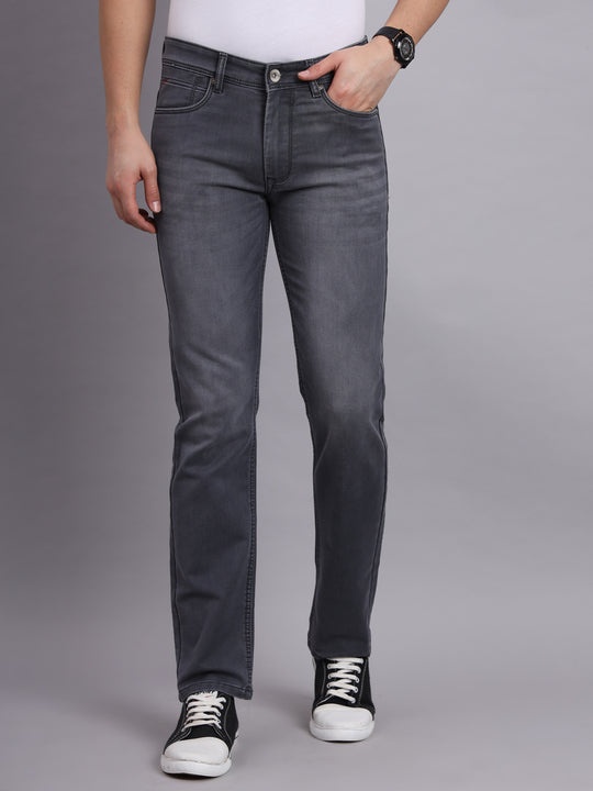 Charcoal Wash Denim Jeans For Men