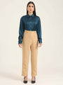 Women'S Luxury Banana Crepe Wheat C Pant