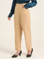Women'S Luxury Banana Crepe Wheat C Pant