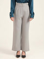 Women'S Luxury Banana Crepe Carbon K Pant