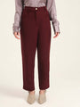 Women'S Luxury Banana Crepe Mahogany C Pant