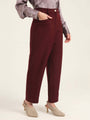 Women'S Luxury Banana Crepe Mahogany C Pant