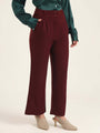 Women'S Luxury Banana Crepe Mahogany K Pant