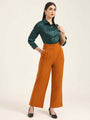 Women'S Luxury Banana Crepe Sepia K Pant