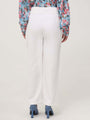 Women'S Luxury Banana Crepe Off White K Pant