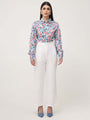 Women'S Luxury Banana Crepe Off White K Pant