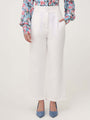 Women'S Luxury Banana Crepe Off White K Pant
