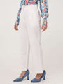 Women'S Luxury Banana Crepe Off White K Pant