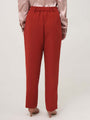 Women'S Luxury Banana Crepe Burnt Umber C Pant