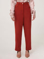 Women'S Luxury Banana Crepe Burnt Umber C Pant