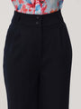 Women'S Luxury Banana Crepe Navy K Pant
