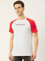 Mens Premium Cotton Printed Colourblock Half Sleeve T-Shirts