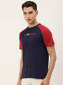 Mens Premium Cotton Printed Reglan Half Sleeve T-Shirts