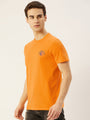 Mens Premium Cotton Lycra Half Sleeve Crew Neck T-Shirts