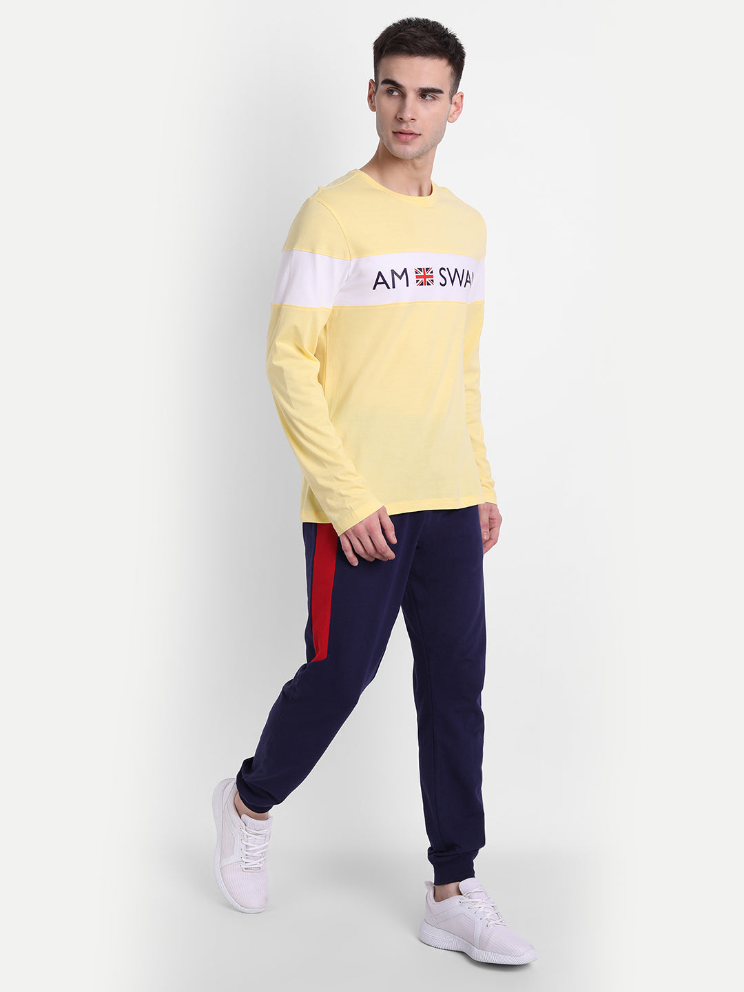 Mens Premium Cotton Printed Full Sleeve T-Shirts