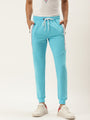 Mens Cotton Rich Lycra With Contrast Panel Track Pants