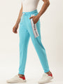 Mens Cotton Rich Lycra With Contrast Panel Track Pants