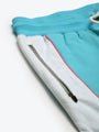 Mens Cotton Rich Lycra With Contrast Panel Track Pants
