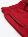 Mens Cotton Rich Lycra With Contrast Panel Printed Track Pants