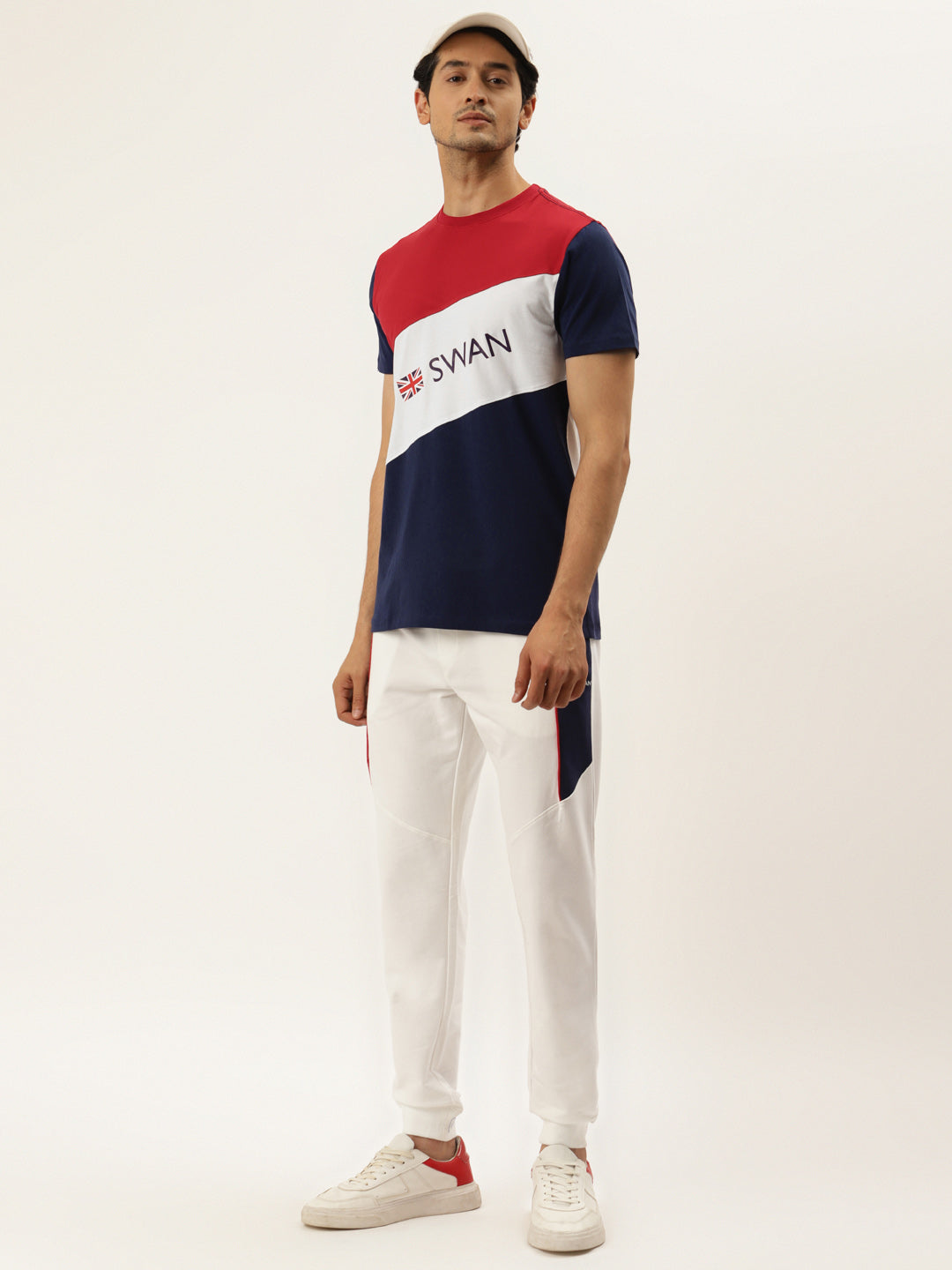 Mens Premium Cotton Lycra Printed Half Sleeve Crew Neck T-Shirts