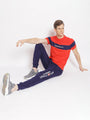 Mens Premium Cotton Lycra Printed Half Sleeve Crew Neck T-Shirts