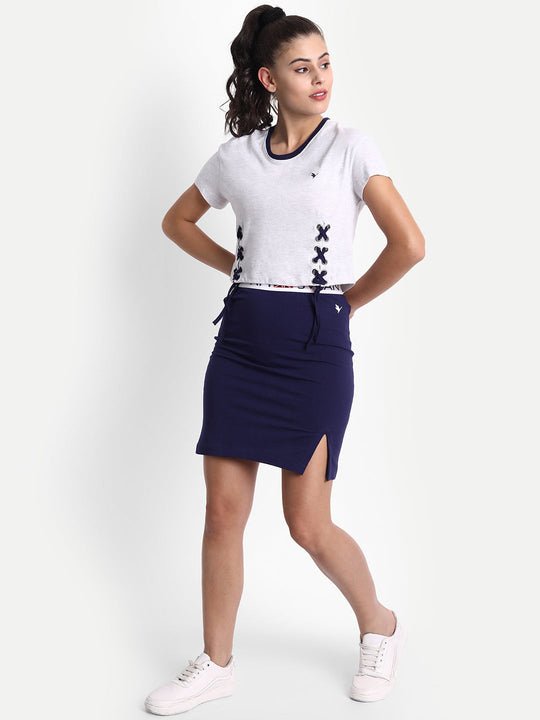 Womens Premium Solid Cotton Smart Fit Pencil Skirts